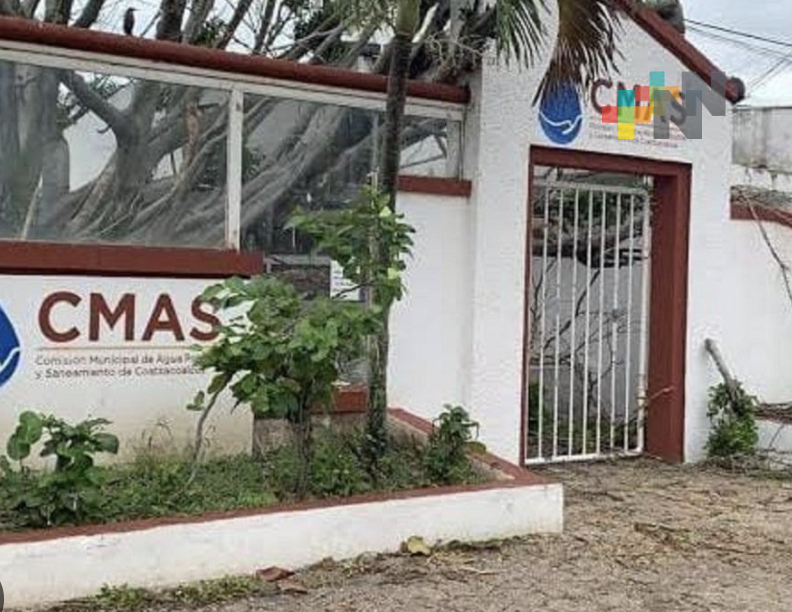 CMAS Coatzacoalcos anuncia corte en suministro de agua en colonias al poniente